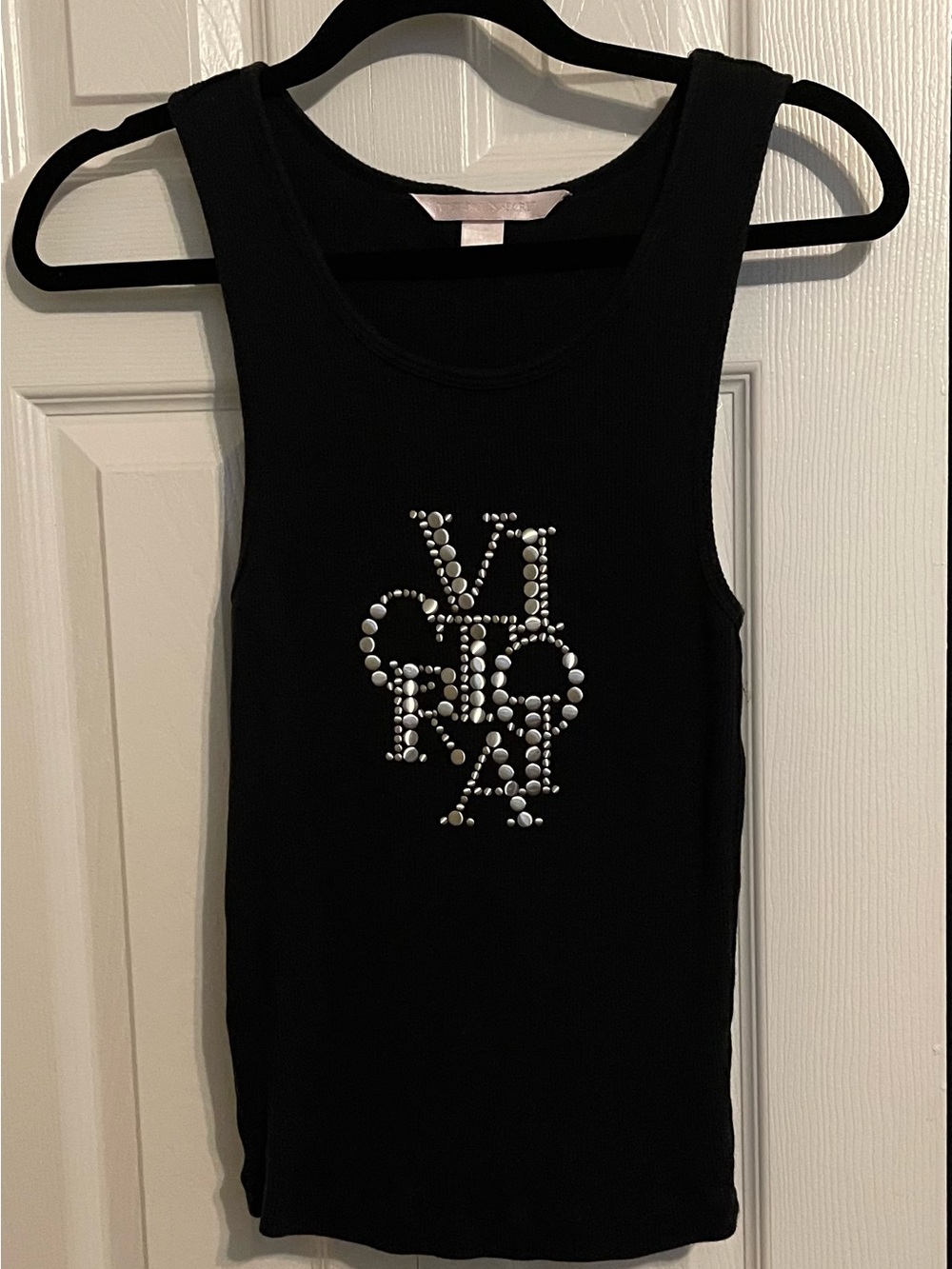 Victoria's Secret Black Ribbed Tank